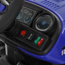 Детский электромобиль трактор M 6260 EBLR-4 (24V) с прицепом, пульт управления, синий фото 18