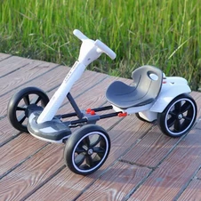 Детский электрокарт M 6072 EBR-7 с пультом управления, оранжевый фото 11