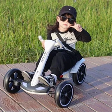 Детский электрокарт M 6072 EBR-7 с пультом управления, оранжевый фото 55