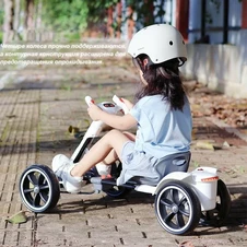 Детский электрокарт M 6072 EBR-5 с пультом управления, зеленый фото 13