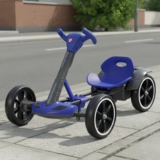 Детский электрокарт M 6072 EBR-4 с пультом управления, синий купить