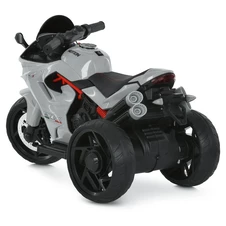 Детский мотоцикл M 6266 EL-11 серый, мягкое сиденье, EVA колеса фото 33