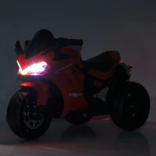 Детский мотоцикл M 6266 EL-11 серый, мягкое сиденье, EVA колеса фото 66