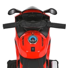 Детский мотоцикл M 6266 EL-3 красный, мягкое сиденье, EVA колеса фото 88