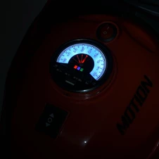 Детский мотоцикл M 6266 EL-3 красный, мягкое сиденье, EVA колеса фото 99