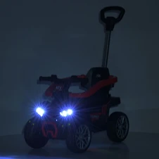 Детская каталка - электромобиль M 6274 EBLR-5 квадроцикл, родительская ручка, зеленая фото 55