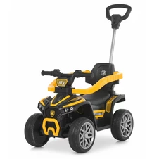 Детская каталка - электромобиль M 6274 EBLR-3 квадроцикл, родительская ручка, красная купить