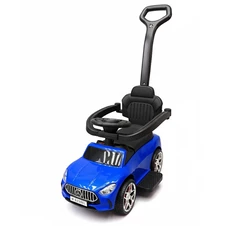 Детская каталка - толокар M 6255 EL-3 красная, с ручкой, Mercedes купить