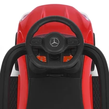 Детская каталка - толокар M 6255 EL-3 красная, с ручкой, Mercedes фото 44