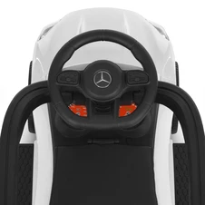 Детская каталка - толокар M 6255 EL-1 белая, с ручкой, Mercedes фото 44