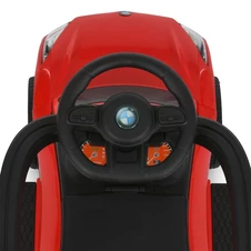 Детская каталка - толокар M 6253 EL-1 белая, BMW, родительская ручка фото 55