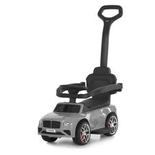 Детская каталка - толокар M 6252 EL-11 серая, Bentley, родительская ручка