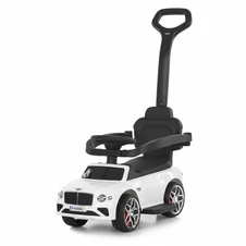 Детская каталка - толокар M 6252 EL-11 серая, Bentley, родительская ручка фото 33