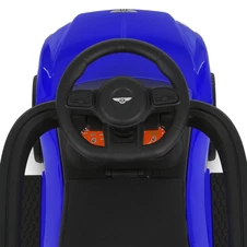 Детская каталка - толокар M 6252 EL-4 синяя, Bentley, родительская ручка фото 55