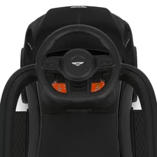 Детская каталка - толокар M 6252 EL-2 Bentley, родительская ручка, черная фото 55