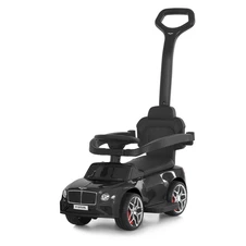 Детская каталка - толокар M 6252 EL-1 Bentley, родительская ручка, белая фото 11