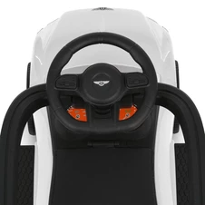 Детская каталка - толокар M 6252 EL-1 Bentley, родительская ручка, белая фото 55