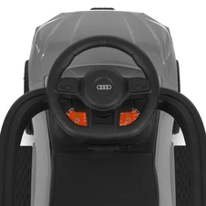 Каталка - толокар M 6254 EL-11 с родительской ручкой, Audi, серая фото 55