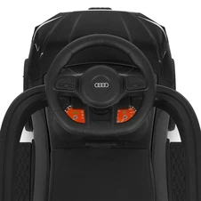 Детская каталка - толокар M 6254 EL-2 Audi, родительская ручка, черная фото 55
