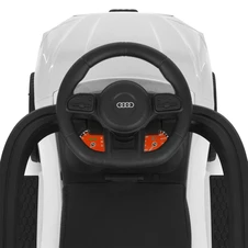 Детская каталка - толокар M 6254 EL-1 Audi, родительская ручка, белая фото 55