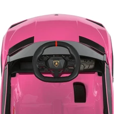 Детская машина на аккумуляторе M 6293 EBLR-8 розовая, Lamborghini, 4 мотора фото 16