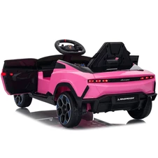 Детская машина на аккумуляторе M 6293 EBLR-8 розовая, Lamborghini, 4 мотора фото 33