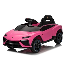 Детская машина на аккумуляторе M 6293 EBLR-8 розовая, Lamborghini, 4 мотора фото 44