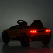 Детская машина на аккумуляторе M 6293 EBLR-7 оранжевая, Lamborghini, 4 мотора фото 13