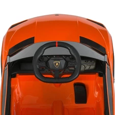 Детская машина на аккумуляторе M 6293 EBLR-7 оранжевая, Lamborghini, 4 мотора фото 16
