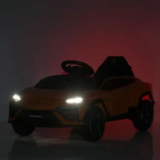 Детская машина на аккумуляторе M 6293 EBLR-7 оранжевая, Lamborghini, 4 мотора фото 99