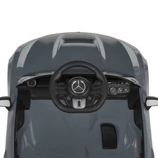 Детская машина M 6292 EBLR-11 серая, Mercedes, мягкое сиденье фото 16