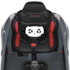 Детская машина M 6292 EBLR-11 серая, Mercedes, мягкое сиденье фото 57