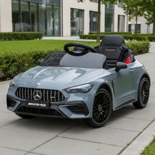 Детская машина M 6292 EBLR-11 серая, Mercedes, мягкое сиденье купить