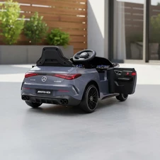 Детская машина M 6292 EBLR-11 серая, Mercedes, мягкое сиденье фото 44