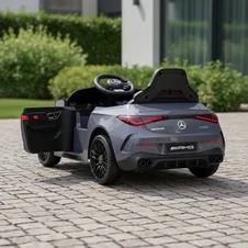 Детская машина M 6292 EBLR-11 серая, Mercedes, мягкое сиденье фото 55