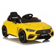 Детская машина M 6292 EBLR-6 желтая, Mercedes, мягкое сиденье фото 66