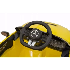 Детская машина M 6292 EBLR-6 желтая, Mercedes, мягкое сиденье фото 88