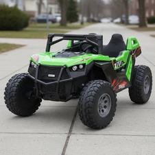 Двухместный детский багги M 6291 EBLR-5 (24V), 4 мотора, зеленый