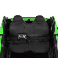 Двухместный детский багги M 6291 EBLR-5 (24V), 4 мотора, зеленый фото 16