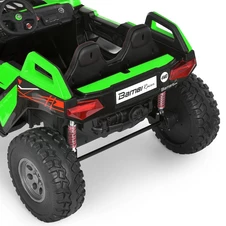 Двухместный детский багги M 6291 EBLR-5 (24V), 4 мотора, зеленый фото 25