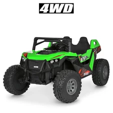 Двухместный детский багги M 6291 EBLR-5 (24V), 4 мотора, зеленый купить