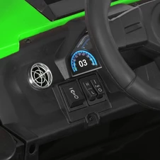 Двухместный детский багги M 6291 EBLR-5 (24V), 4 мотора, зеленый фото 99