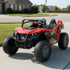 Двухместный электромобиль багги M 6291 EBLR-3 (24V) красный, 2 аккумулятора купить