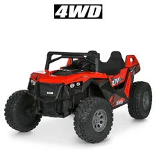 Двухместный электромобиль багги M 6291 EBLR-3 (24V) красный, 2 аккумулятора фото 66