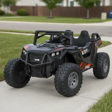 Двухместный детский электромобиль M 6291 EBLR-2 (24V) багги, 2 аккумулятора, черный купить