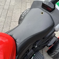 Детский мотоцикл M 6264 EL-8 для девочки, кожаное сиденье, 2 мотора, розовый фото 16