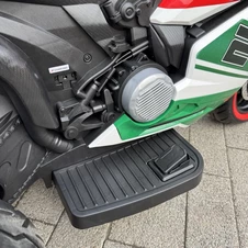 Детский мотоцикл M 6264 EL-8 для девочки, кожаное сиденье, 2 мотора, розовый фото 32