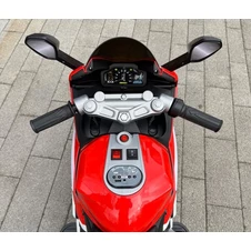 Детский мотоцикл M 6264 EL-8 для девочки, кожаное сиденье, 2 мотора, розовый фото 14