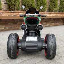 Детский мотоцикл M 6264 EL-8 для девочки, кожаное сиденье, 2 мотора, розовый фото 88