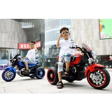 Детский мотоцикл M 6263 EL-6 на аккумуляторе, Harley-Davidson, желтый фото 77